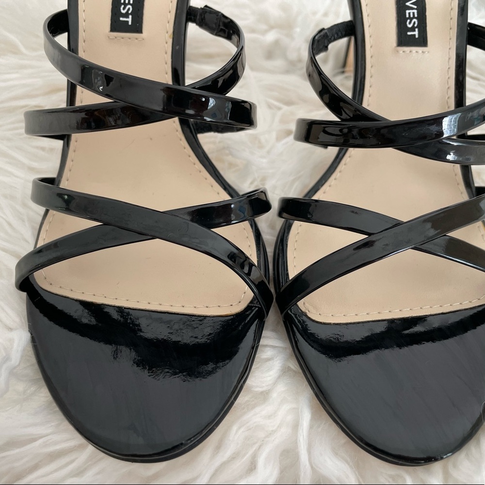 Nine West Patent Strappy Sandals - Picture 3 of 9